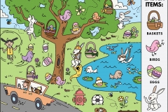The line art with colours
