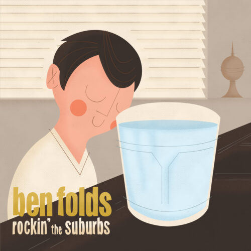 Album Cover Illustration – Ben Folds/Rockin’ The Suburbs