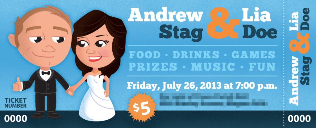 Andrew & Lia Stag and Doe – Ticket
