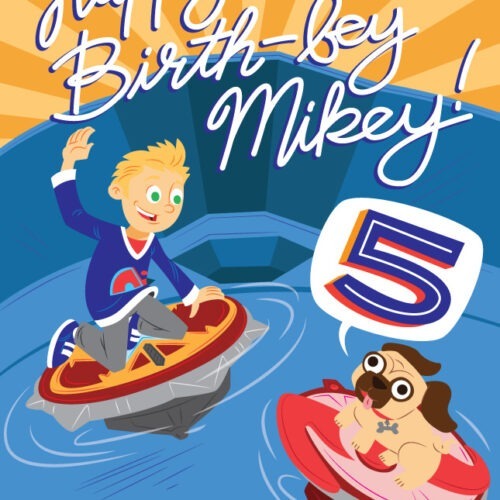 5th Birth-Bey Card