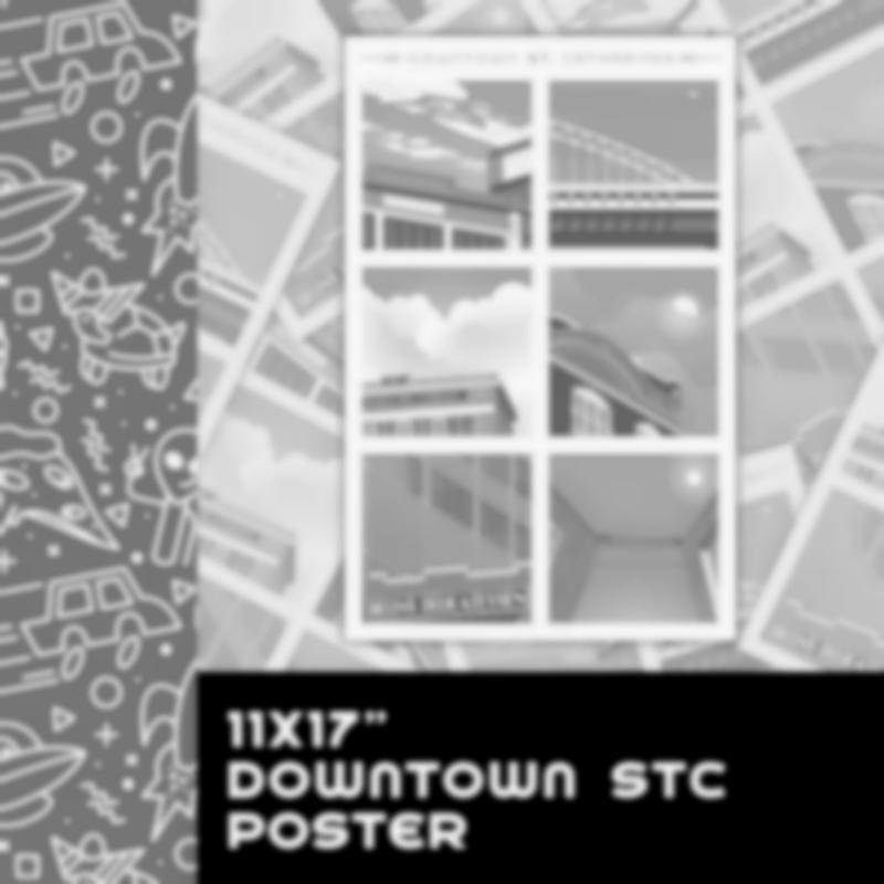 11x17" Downtown STC poster