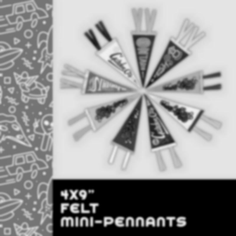 4x9" Felt Mini-Pennants