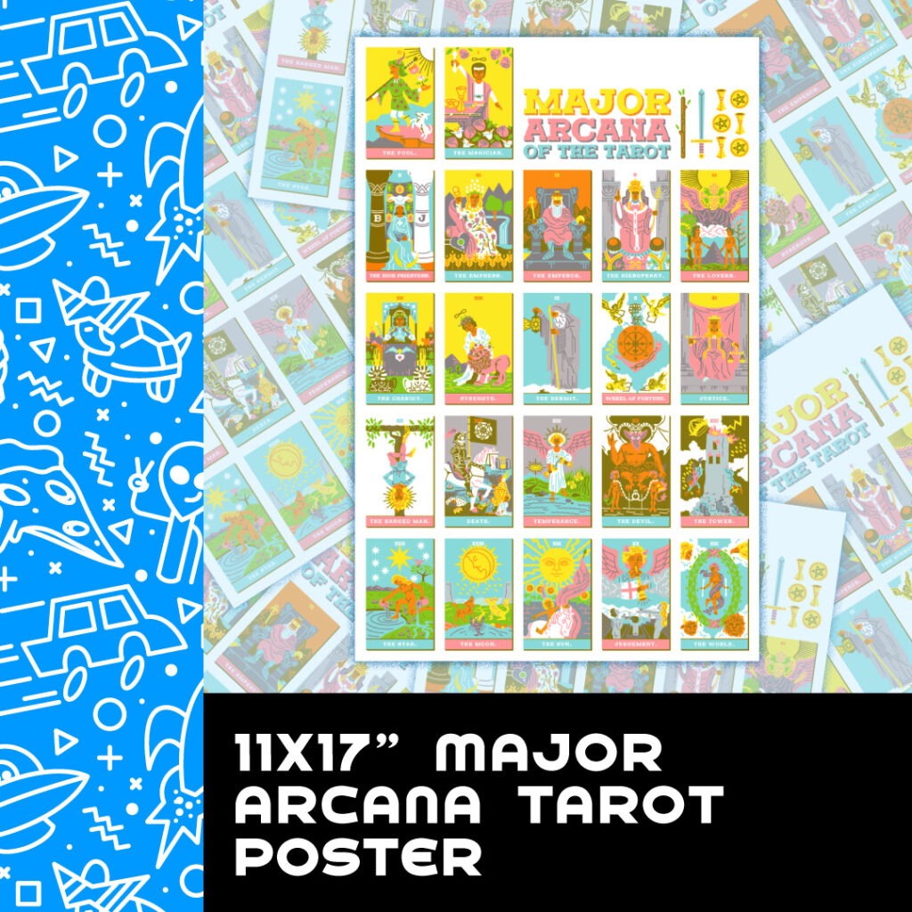 11×17″ Major Arcana Tarot Poster