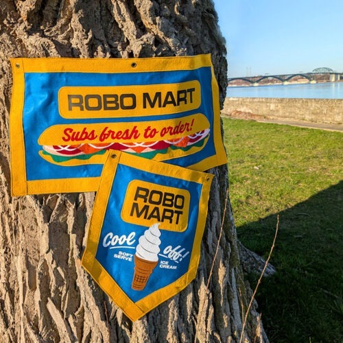 Robo Mart Flags