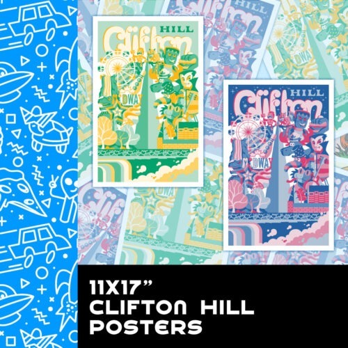 11x17" Clifton Hill Posters